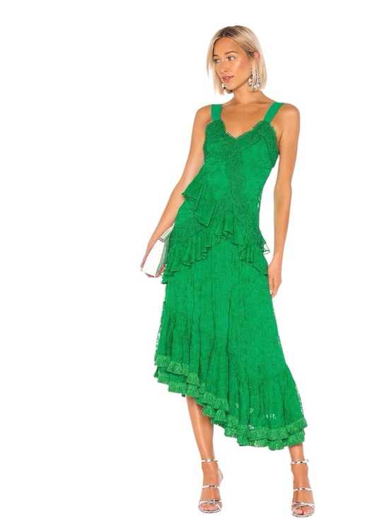 Alexis Dresses & Skirts - ALEXIS Green Lace Bozoma Dress in Sz S